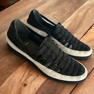 Stuart Weitzman Move-in Scrappy Elastic Sneakers